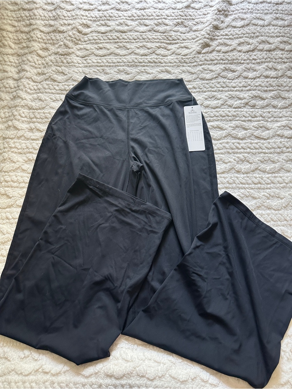 Black High-Waist Wide Leg Pants